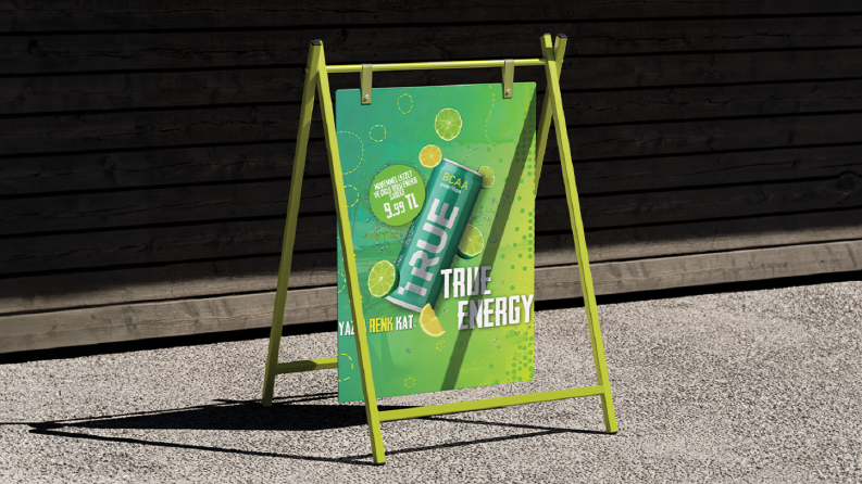 True Energy - Reklam afişi
