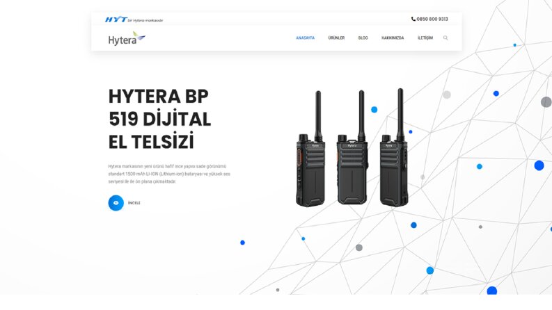 Hytera Telsiz Sistemleri - Kurumsal Web Sitesi