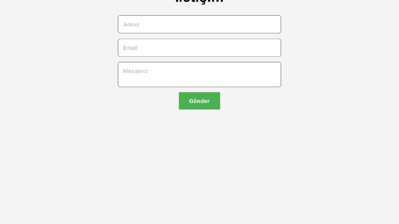 Kişisel Portföy Web Sitesi – Frontend Developer