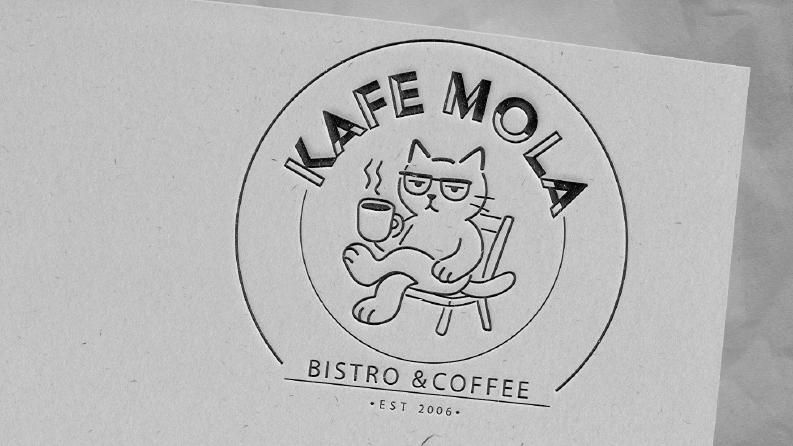 kafe mola konsept logo tasarımı