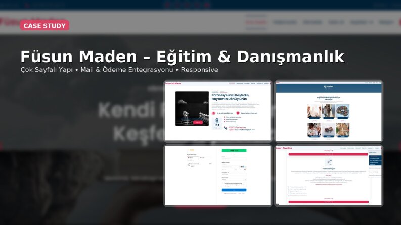 Çok Sayfalı, Ödeme & Mail Entegre Danışmanlık Sitesi