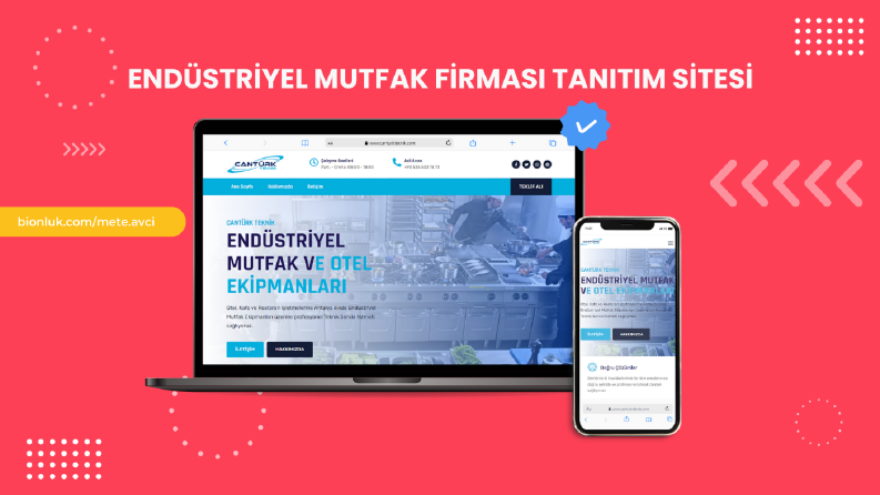 Endüstriyel Mutfak Firması Tanıtım Sitesi