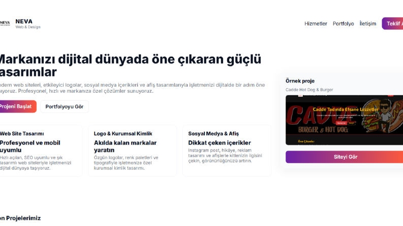 Modern ve Hızlı Web Sitesi Tasarımı | Profesyonel & Mobil Uy