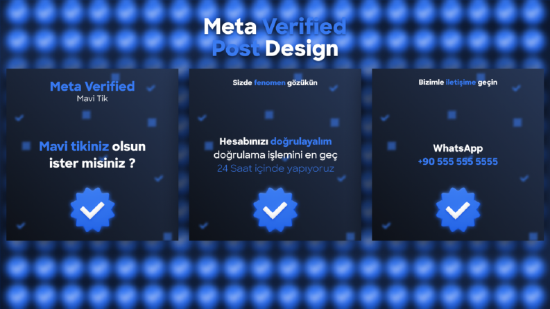 Meta Verified - Instagram Post Design