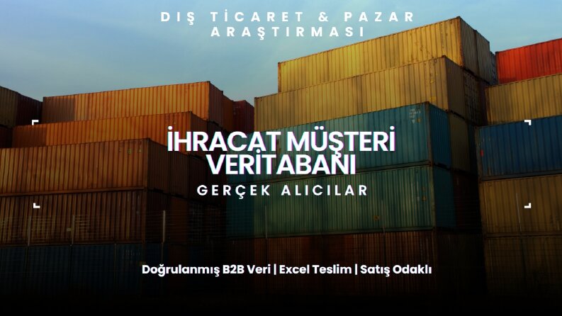 YURTDIŞI PAZAR ARAŞTIRMASI