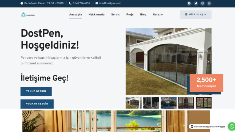 Dostpen Kurumsal Websitesi