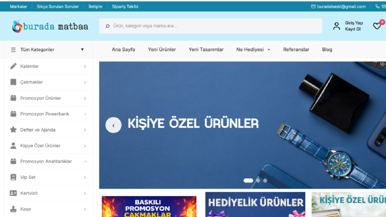 Online Matbaa ve Baskı Sistemi