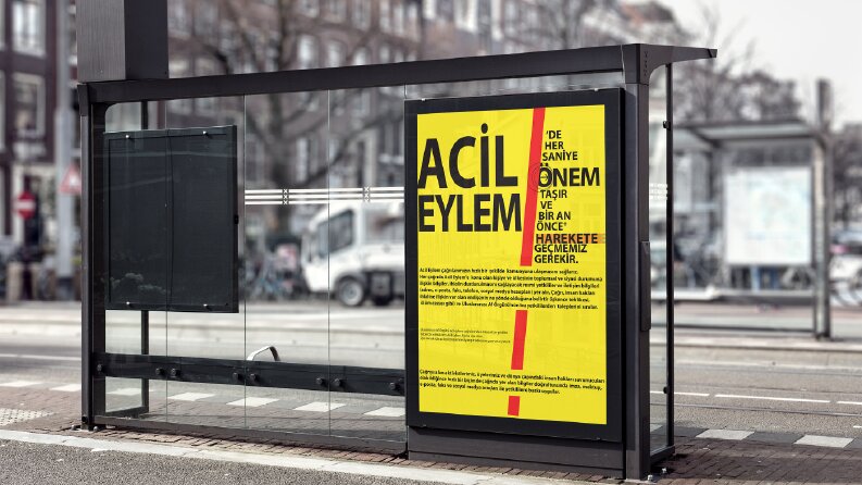 Acil Eylem Afiş Tasarımı