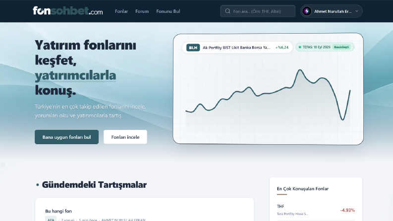 FonSohbet Finans Platformu