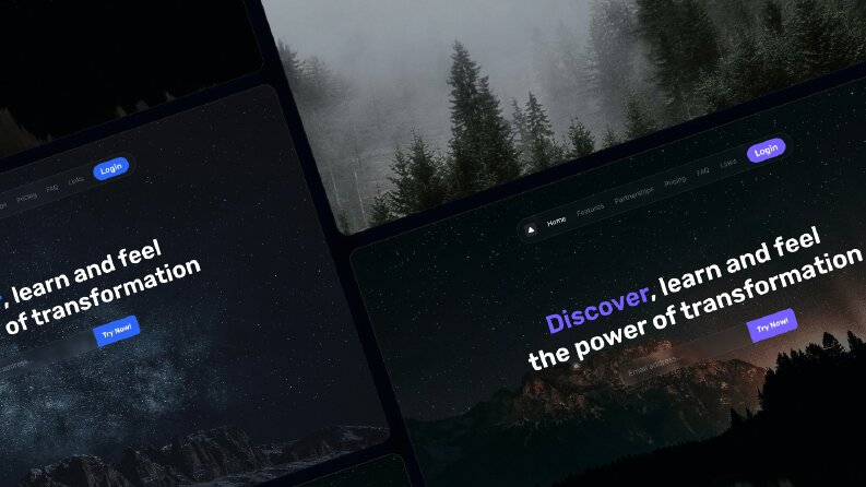 One page design