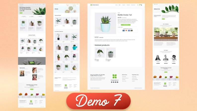 Temel E-Ticaret Sitesi Demo 7