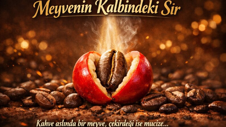Meyvenin Kalbindeki Sır   – Kahve Afişi