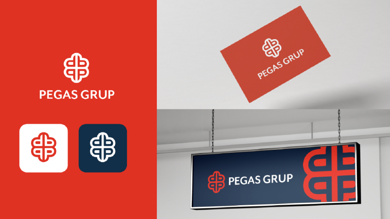 Pegas Grup için logo çalışması