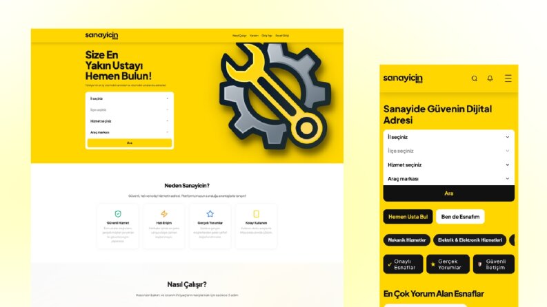 Anahtar teslim website