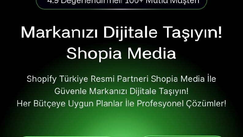 Shopia Media Web Sitesi