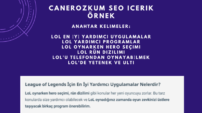 SEO Uyumlu İçerik Çalışması - 3
