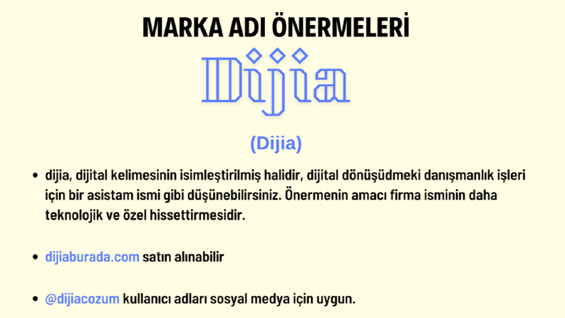 marka adı önermesi