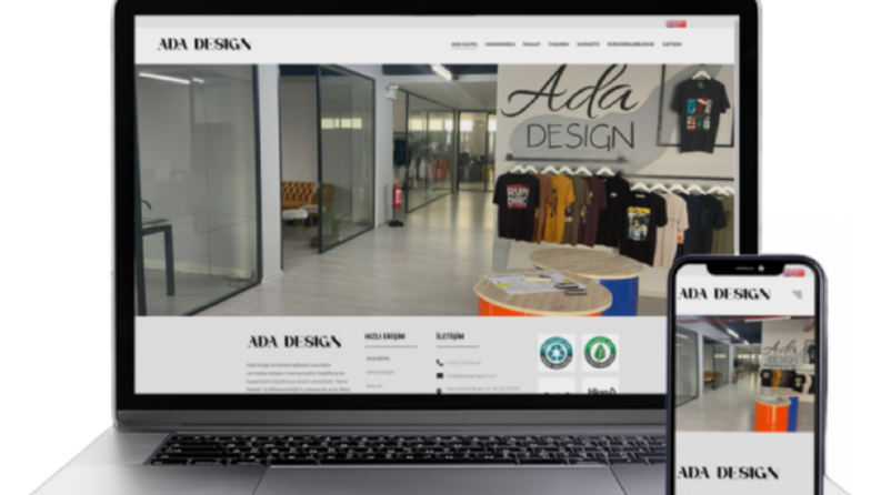 AdaDesign Kurumsal Web Sitesi