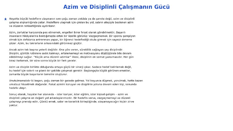 Özgün Metin Yazarlığı