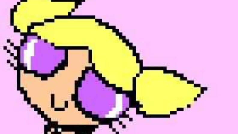 Bubbles The Powerpuff Girls - Pixel Art