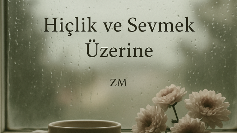 Birini sevmeden yazılan şiir