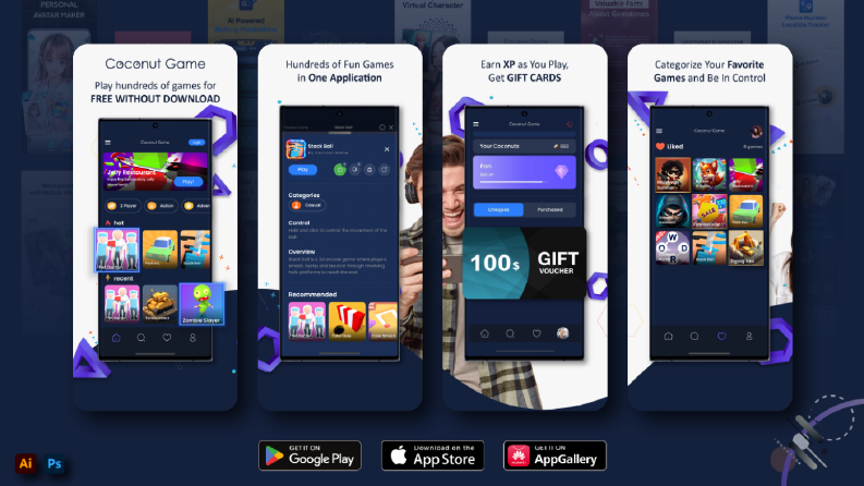 Mobile Games - App Store ve Google Play Görselleri