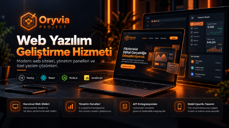 Oryvia Project | Modern Web Yazılım ve Tasarım