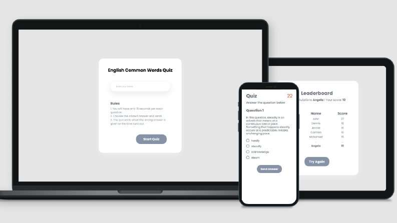 ECW - Quiz App
