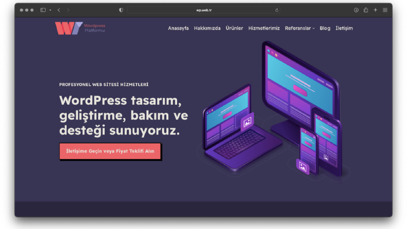 WP Site Tasarımlarım