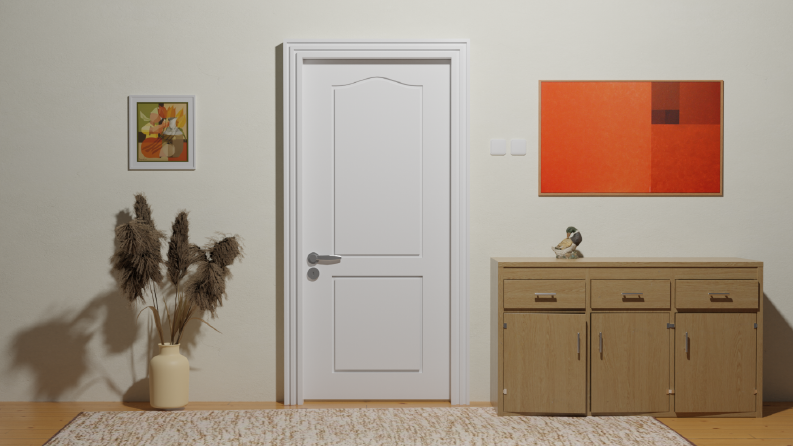Fukara bir arkadaş için yaptığım 3D kapı modellemesi.
