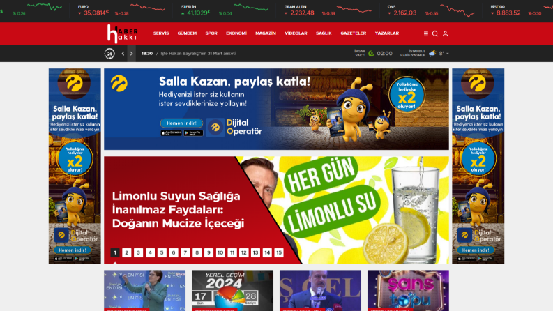 Haberhakki Haber Sitesi Logo Tasarımı