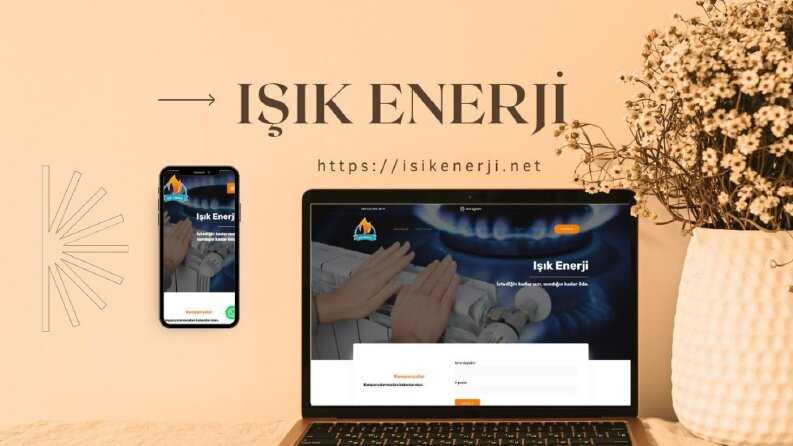 Işık Enerji İçin Hazırladığımız Tanıtım Web Sitesi Projemiz