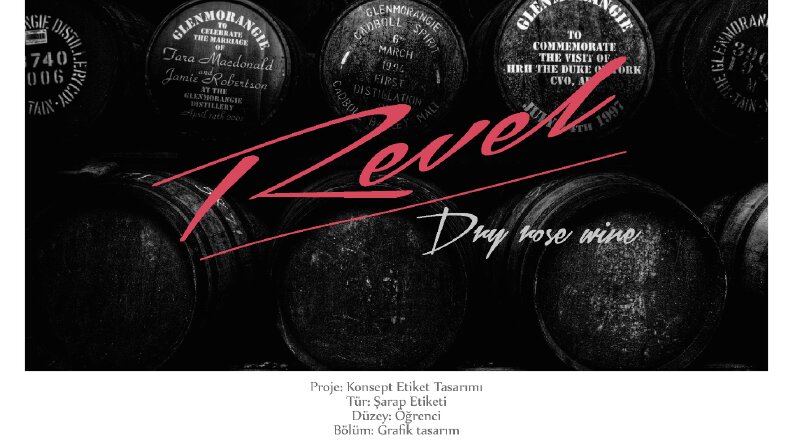 Revel - Şarap Etiket tasarımı