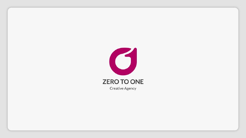 Zero to One Logo Tasarımı
