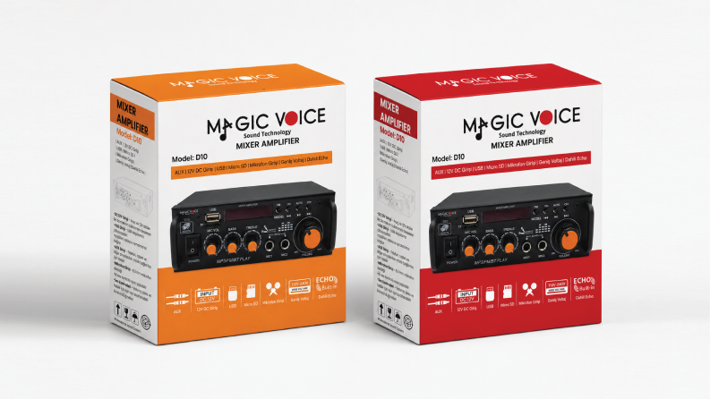 MagicVoice - Kutu Tasarımı