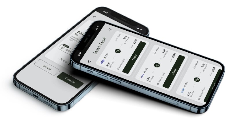Konsept Fly Booking App Tasarım