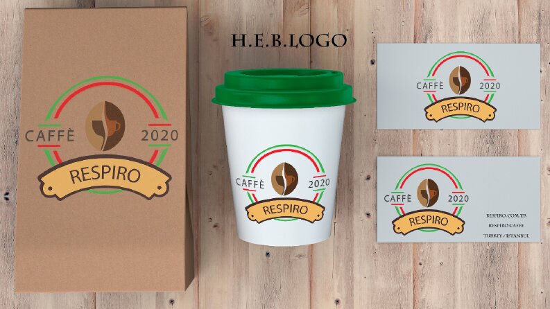 RESPIRO-cafe logo tasarımı