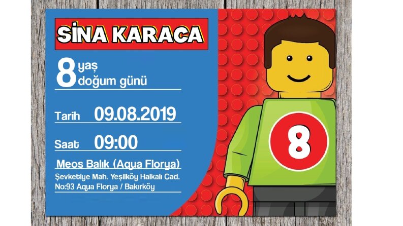 Doğum Günü Davetiyesi