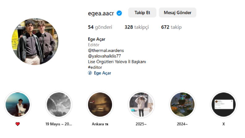 İnstagram - Hesap Yönetimi