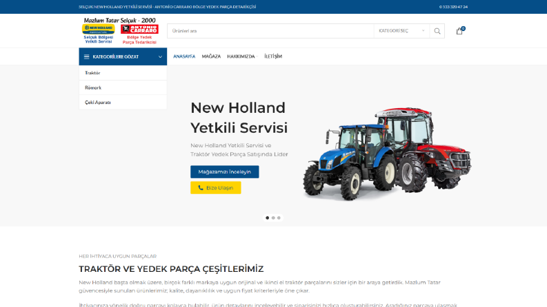Mazlum Tatar Ürün Katalog Sitesi
