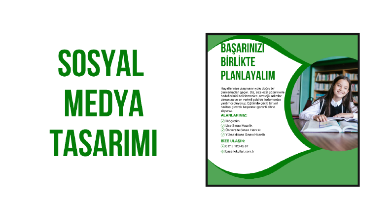 Başarı Okulları Sosyal Medya Postu