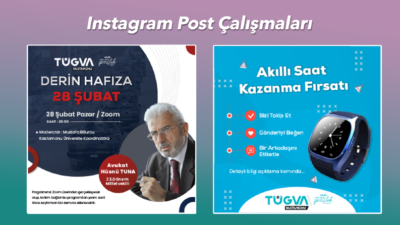 Tügva Sosyal Medya Tasarımları