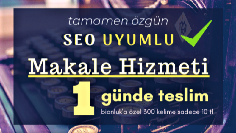makale hizmeti