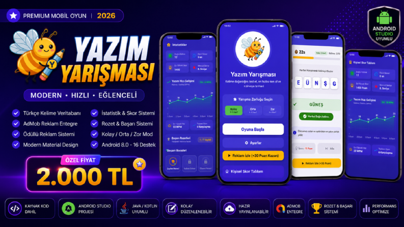 Profesyonel Android Uygulama ve Oyun Reskin Hizmeti  Mevcut 