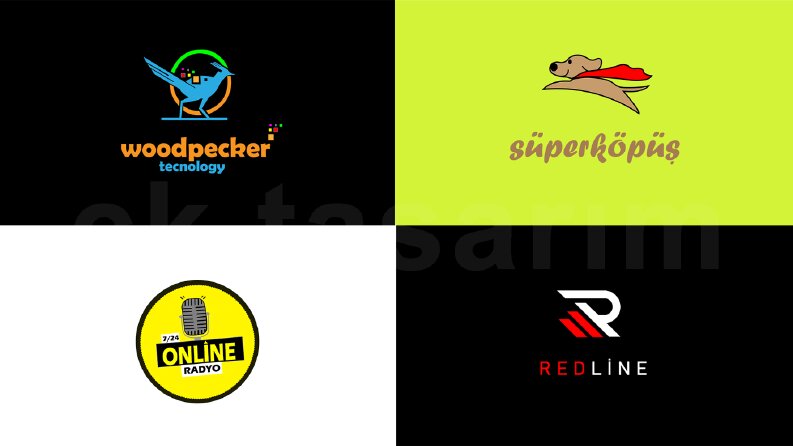 minimal logo tasarımları
