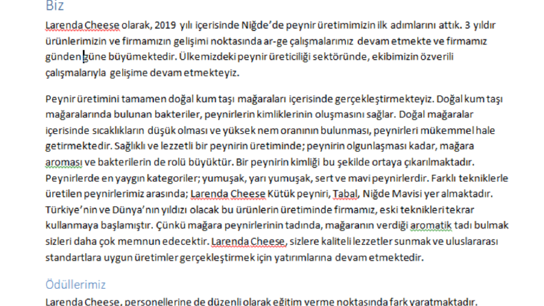 Hakkımızda Yazısı