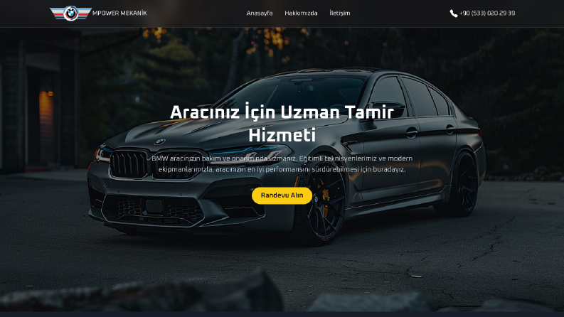 BMW Trabzon Mekanik – Özel Servis Web Sitesi