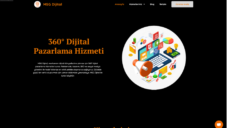 MSG Dijital - Kurumsal Web Sitesi