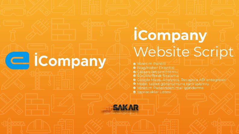 ICompany Kurumsal Website Script v.1.0