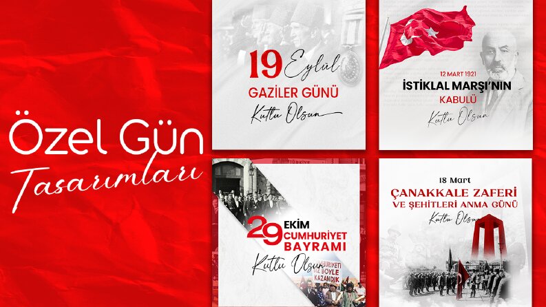 Özel Günlere Özel Sosyal Medya Tasarımları